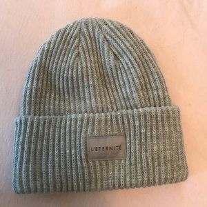 Grey winter hat